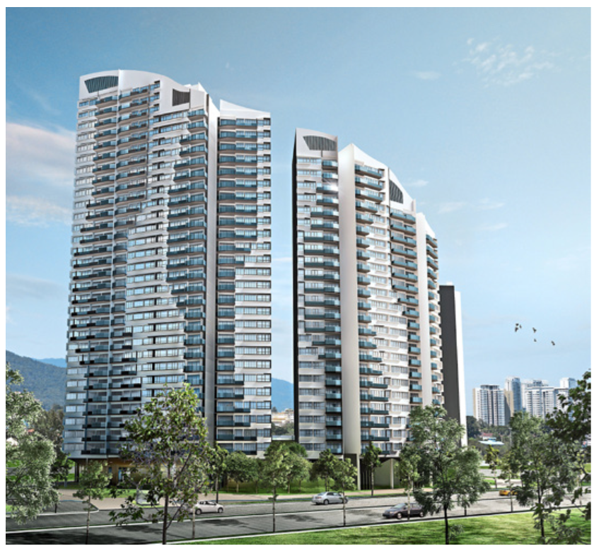 Waterside Residence, sited on a four-acre piece of land in The Light Waterfront, boasts one of the most enviable locations with a view of the sea.