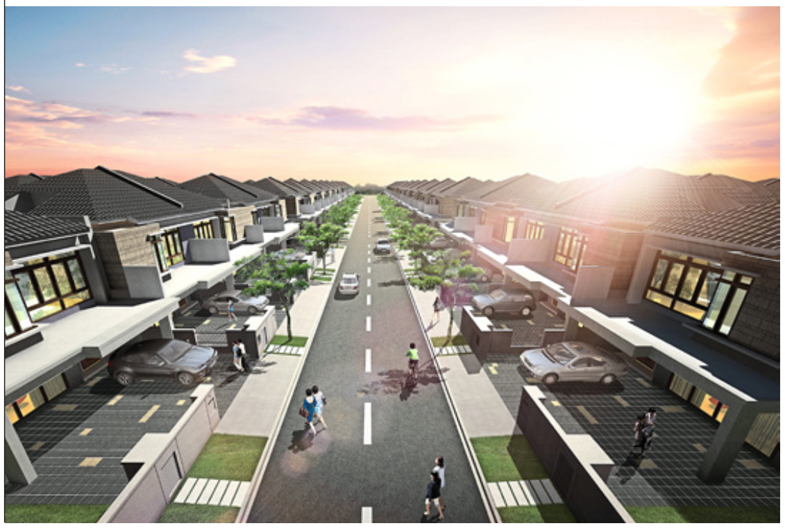 The first phase of Austin Duta consists of two-storey terrace houses, sited in an enclave enveloped in lush greenery.