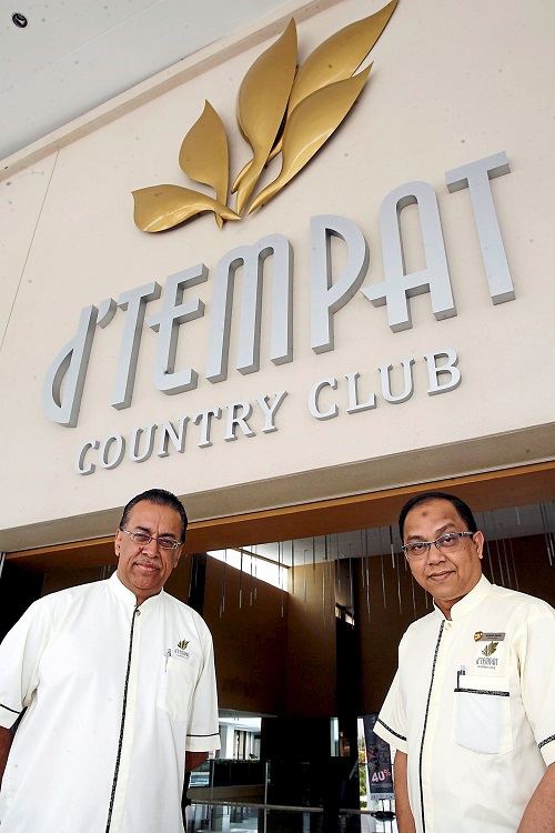 Matrix Concepts head of hospitality and property management Pritpal Singh A/L Karam Singh (left) and club manager Ahmad Daud bin Ahmad Baharin (right).