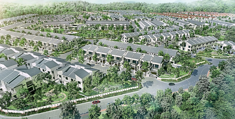 Aerial view of Nada Alam.