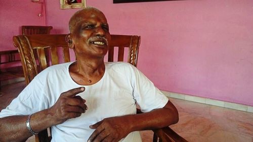 Arumugam who now resides in Kampung Sungai Terentang, Rawang recalls that he used to work in the tin mine when he was about 18 years old.