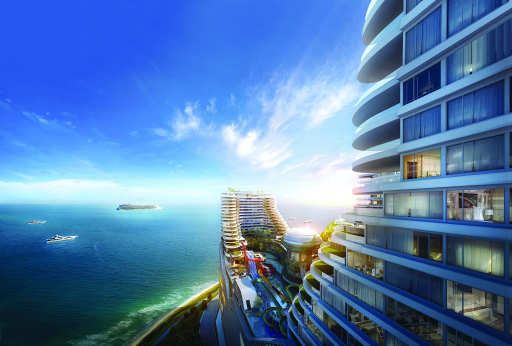 Harbour City Resort Suite close-up view.