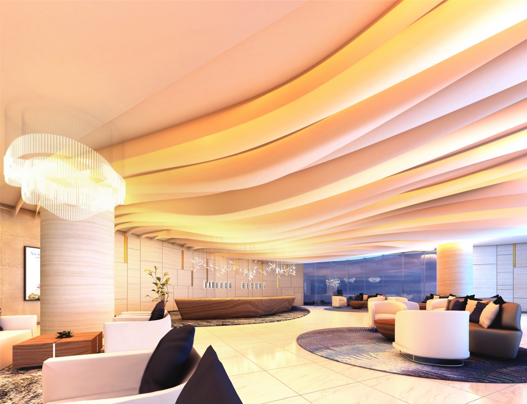 Harbour City Resort Suite lobby.
