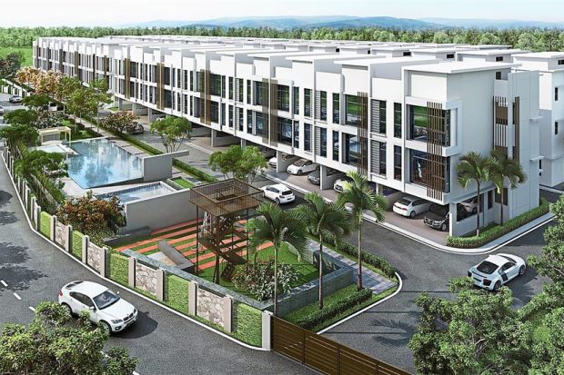 An artist’s impressionof The Maven in Balik Pulau developed by Reka Indah Development (Penang) Sdn Bhd