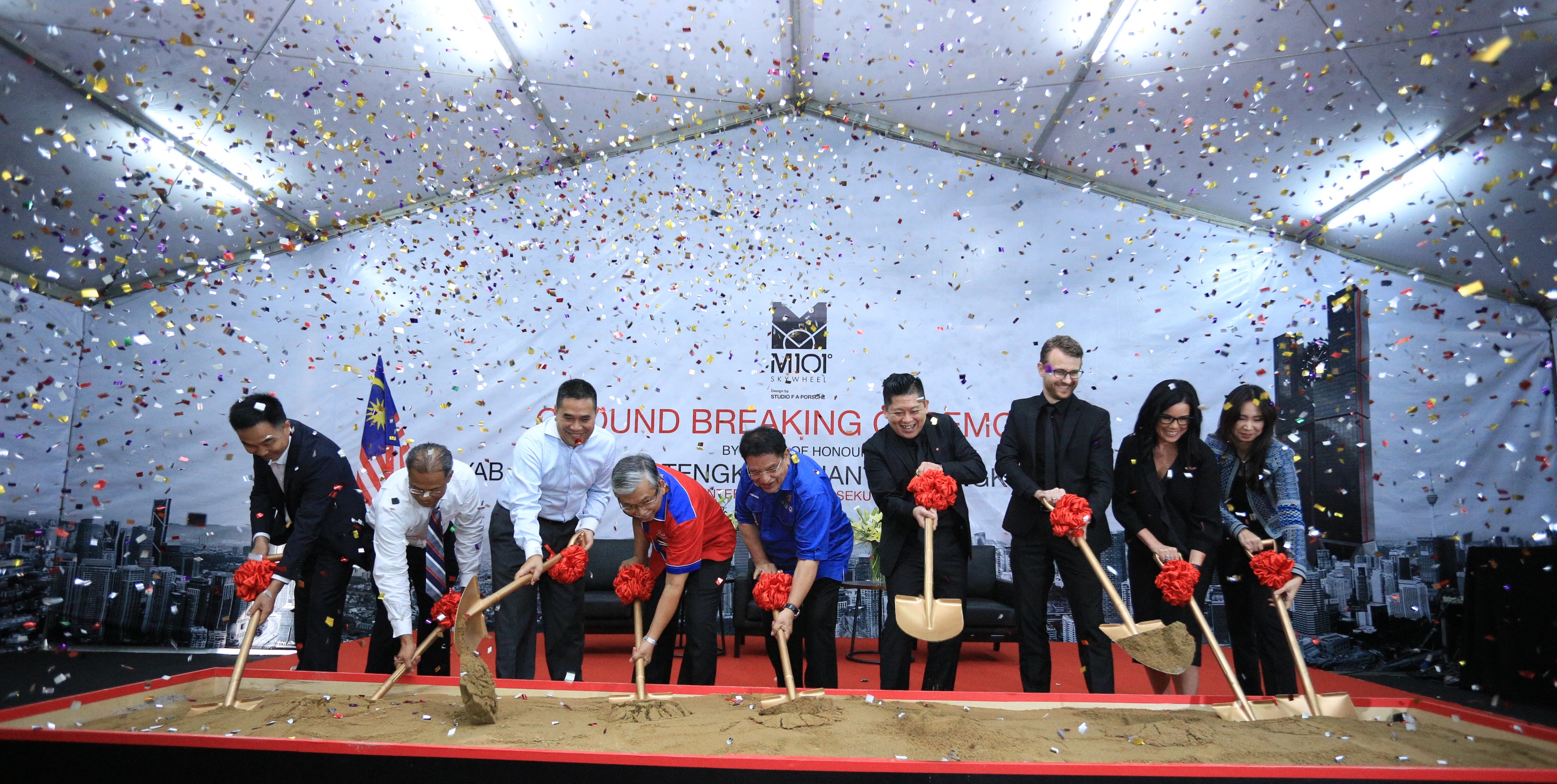 Minister of Federal Territories Officiates ground breaking ceremony of M101 SkyWheel