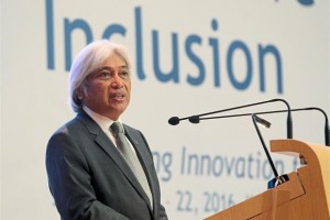 Governor’s view: Muhammad says financial inclusion is a global priority to address the widening income inequality gap. 