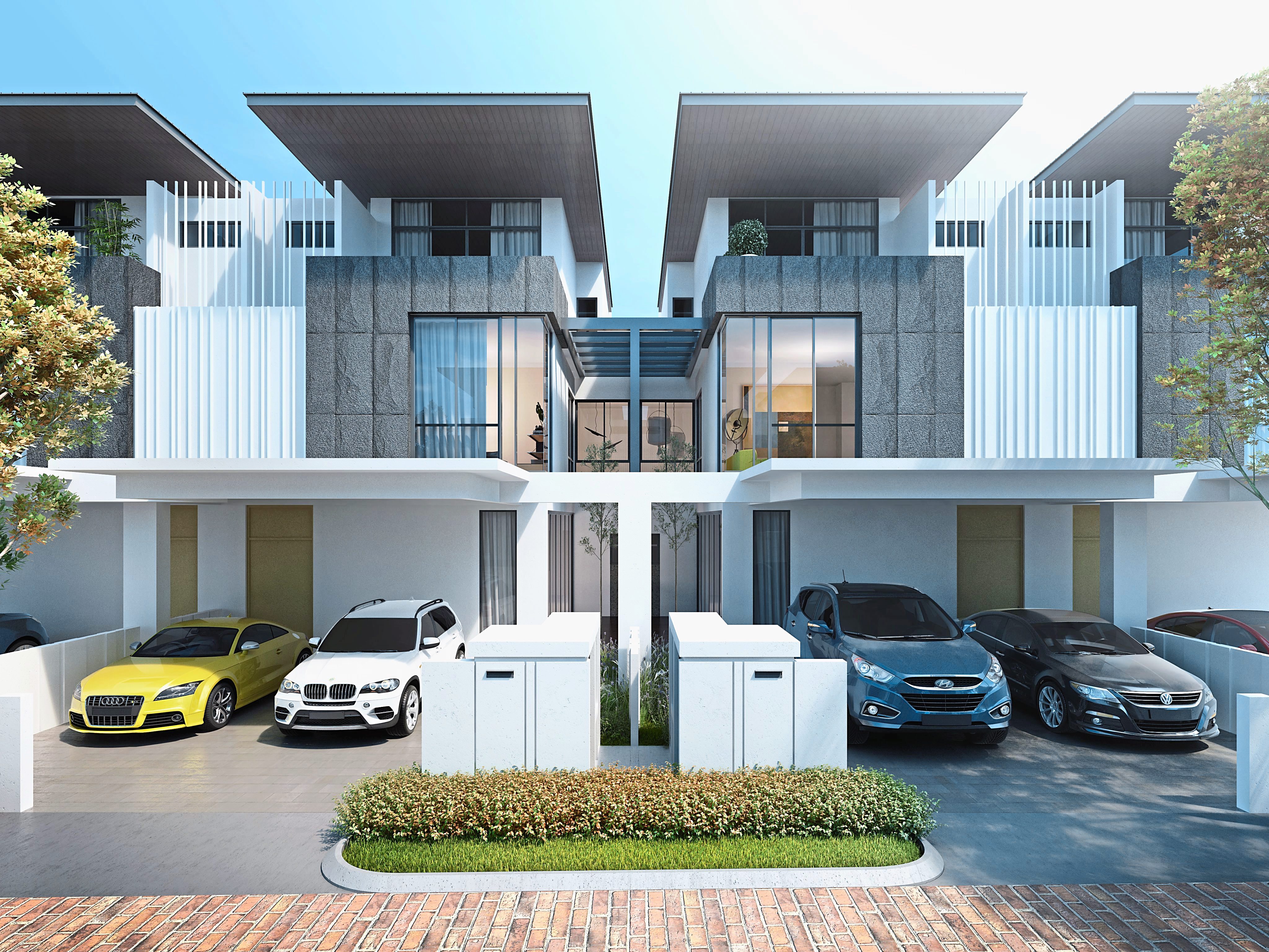 Sierra 6's three-storey superlink houses offer spacious homes for the residents.