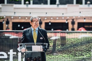 Wan Mohd Zahid at Parque Melbourne grand opening .ceremony.