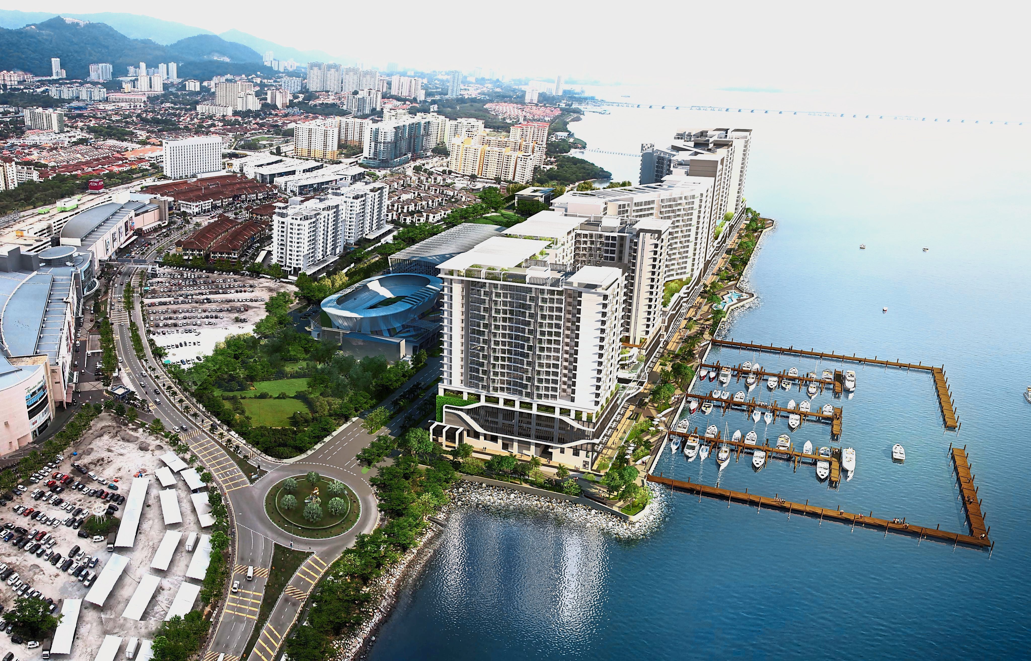 Queens Waterfront Ariel shots