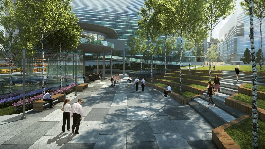 The amphitheatre is designed to cater to the needs for small outdoor events and to provide the platform for the youth to express creativity in music and art 