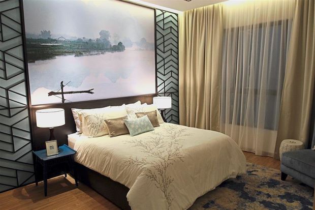 The 31 bedroom show unit sees a manifestation of East-meets-West interior with its cultural designs and sumptuous fabrics adorning a built-up area of 1,491sq ft.