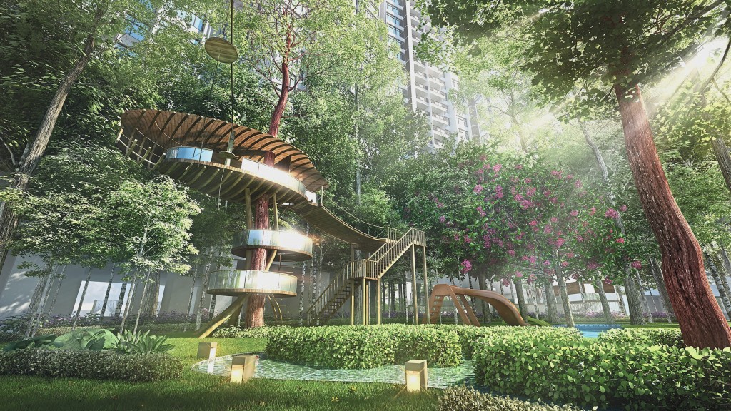 Nature lovers are treated to over five different species of half-century old forest trees, which provides comfort, tranquil relaxation and colourful exploration.