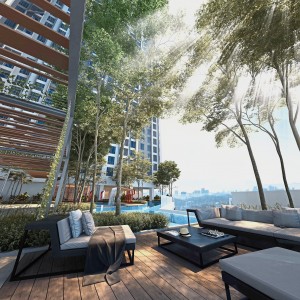 Sentral Suites is the latest residential development within KL Sentral CBD.