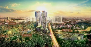 SkyLuxe sits on a 1.85-acre plot of freehold land surrounded by the 80-acre Bukit Jalil Recreational Park.