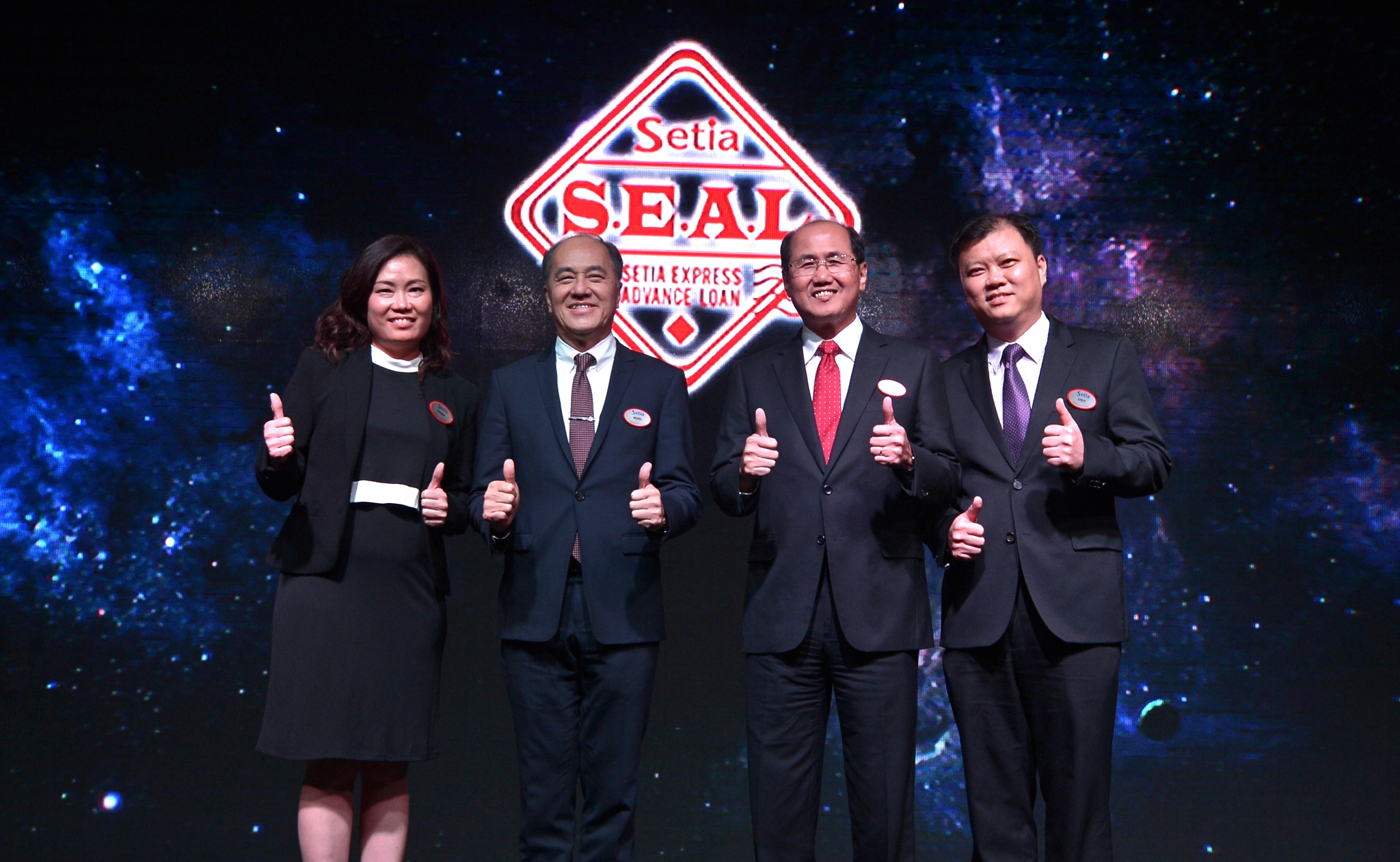 (From second right) SP Setia Bhd president and chief executive officer Datuk Khor Chap Jen and deputy president and chief operating officer Datuk Wong Tuck Wai at the launch of Setia “S.E.A.L” Campaign.