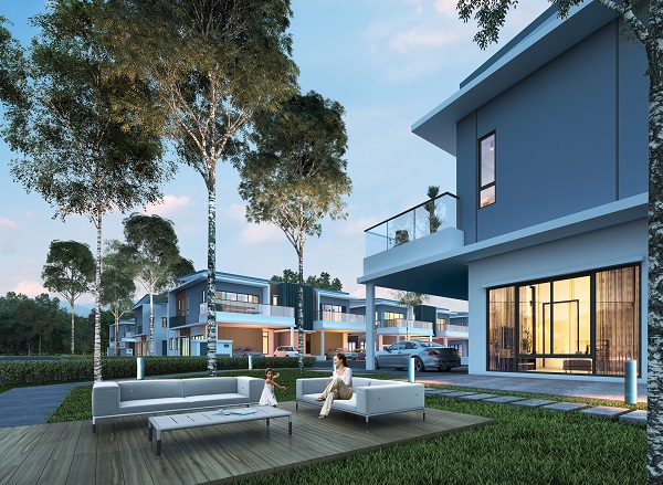 A residential view of DIsland Residence.