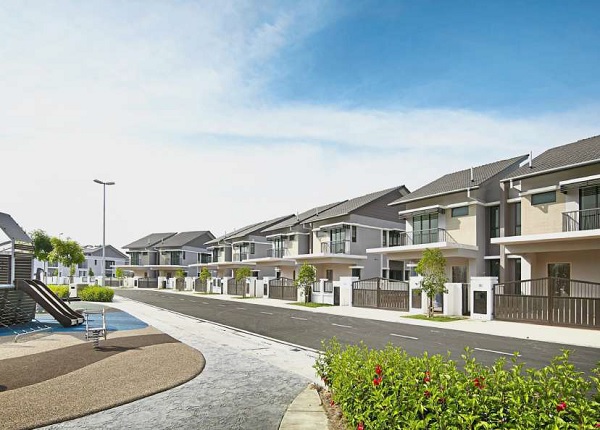 The spacious green area at Periwinkle (Phase 3) residential homes.