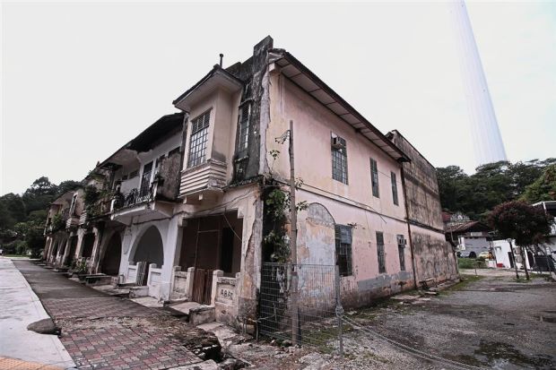 The Serani Row where elite members of the Eurasian community once lived is now an eyesore right in the centre of Kuala Lumpur.