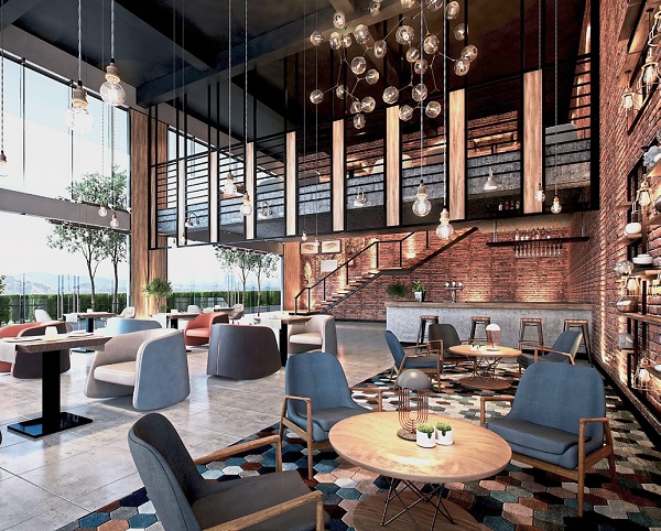 Some of the ground floor units featured inside EcoHill Walk showcase commanding double-volume ceilings.