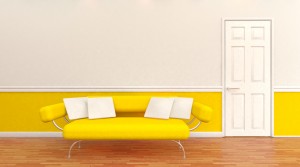 Modern architectural interior