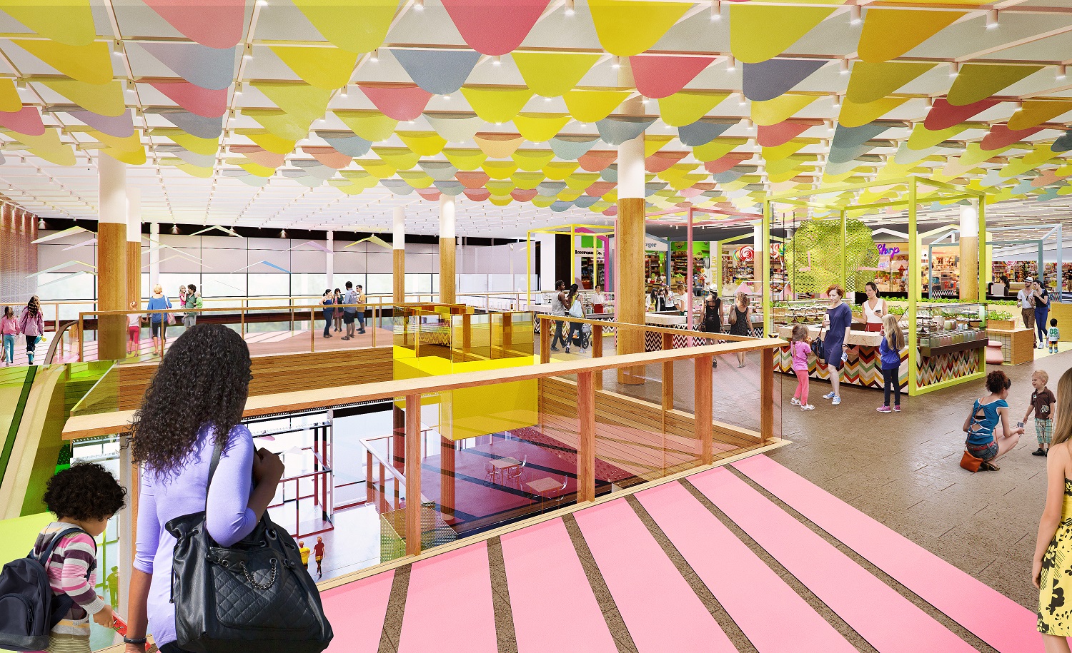 There'll be an all-new kids' play area featuring a sweets and confectionery space called Funland. 