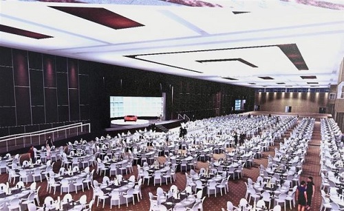 An artist’s impression of the banquet hall in Ampang Jajar, Butterworth.