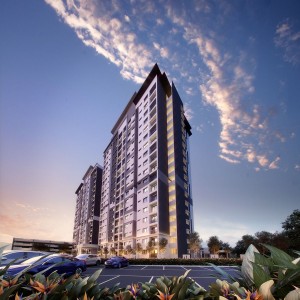 Setia Ecohill的高楼层公寓D’Camellia，每个单位带有两个停车位。