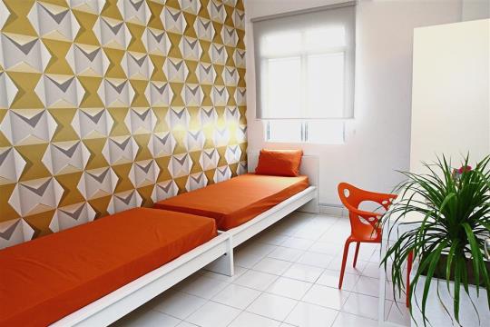 The ground units of the townhouses has two rooms.