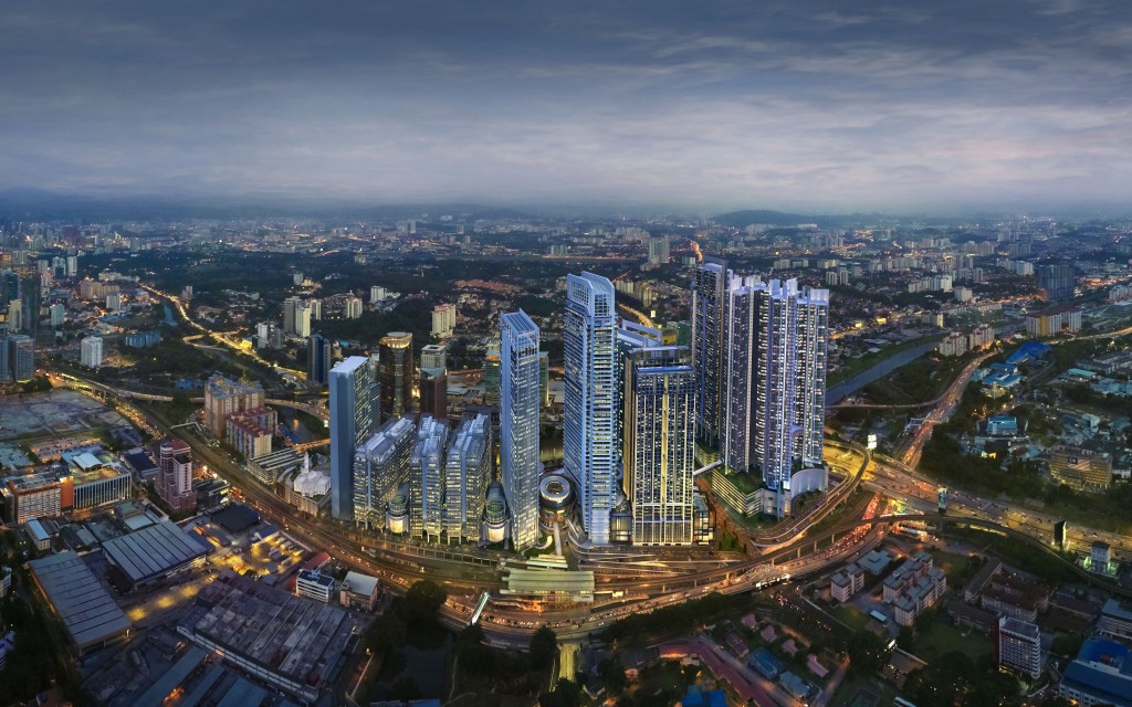 KL Eco City所有建筑都设有先进的绿化科技。