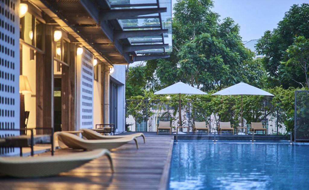 Chengal House大量采用百年热带硬木建造，是Sejati Residences住户专用的俱乐部建筑物。