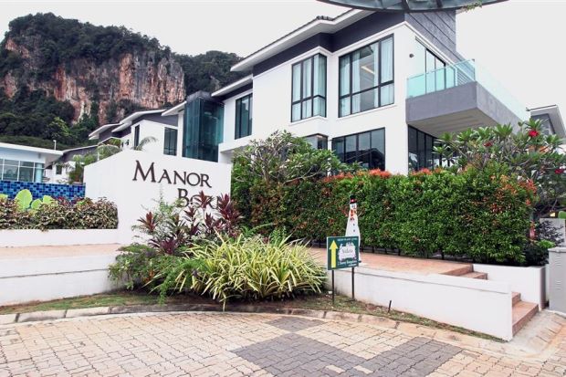 The luxury bungalows of the the Green Planet Living Tambun Road development are located near the 250 million-year-old Tambun hills.