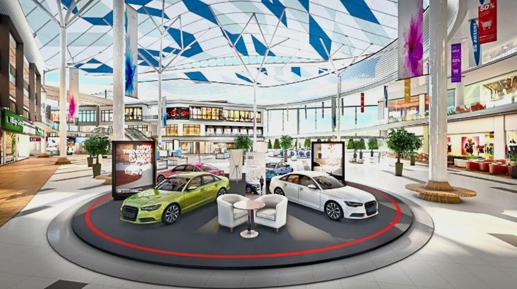 The Forum provides a bright and airy retail experience unlike other conventional malls.