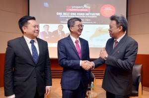 (from L-R)  Guangdong Economic & Trade Representative Office Malaysia representative Eng Kim Huat, LBS managing director Tan Sri Lim Hock San, Star Media Group managing director & ceo Datuk Wong Chun Wai