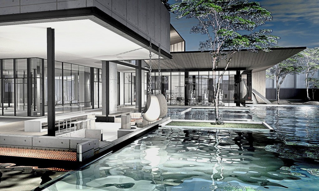 Ohako's lifestyle include a jogging track, skate ramp, children's gym, viewing pavilion and a floating wedding stage, as well as party space for 1,000 people.