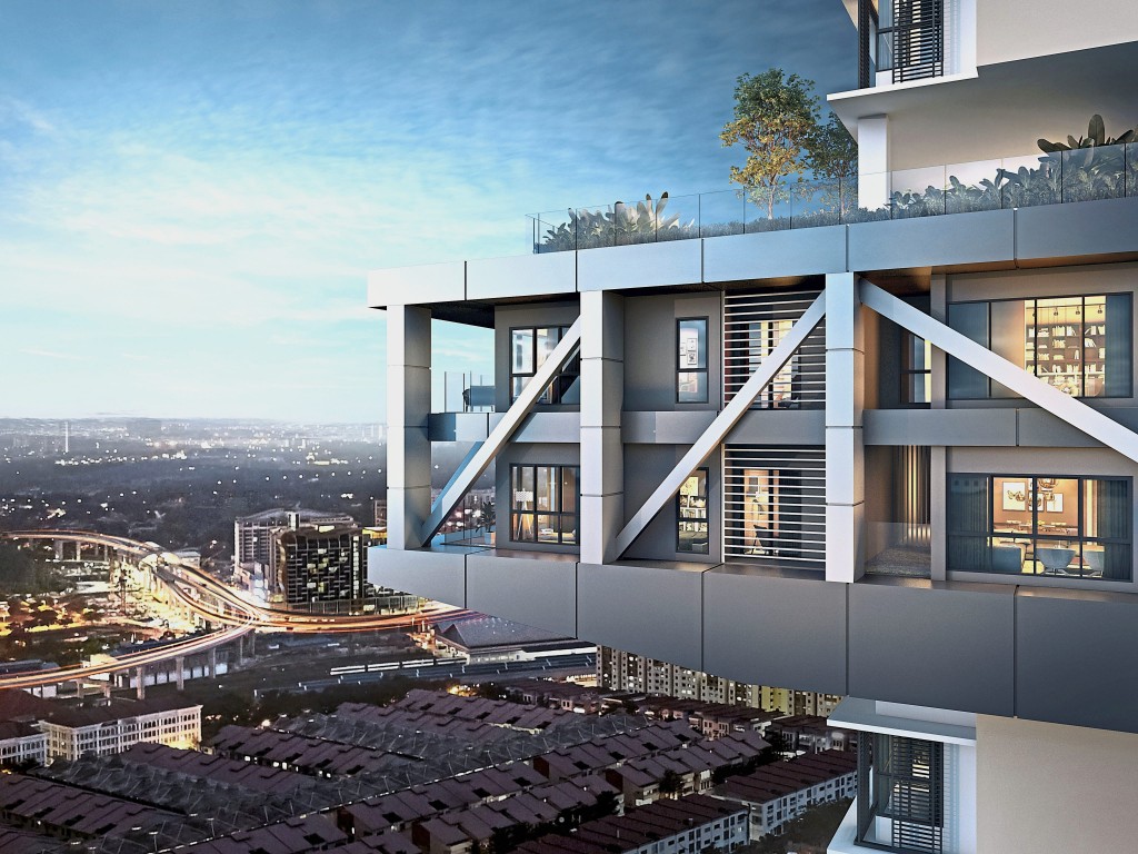 Cantara Residences offers residential units with built-up areas from 646 sq ft to 2,145 sq ft.