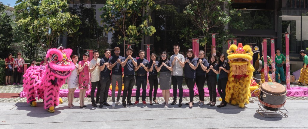 The Bon Estates team, after the CNY open house event