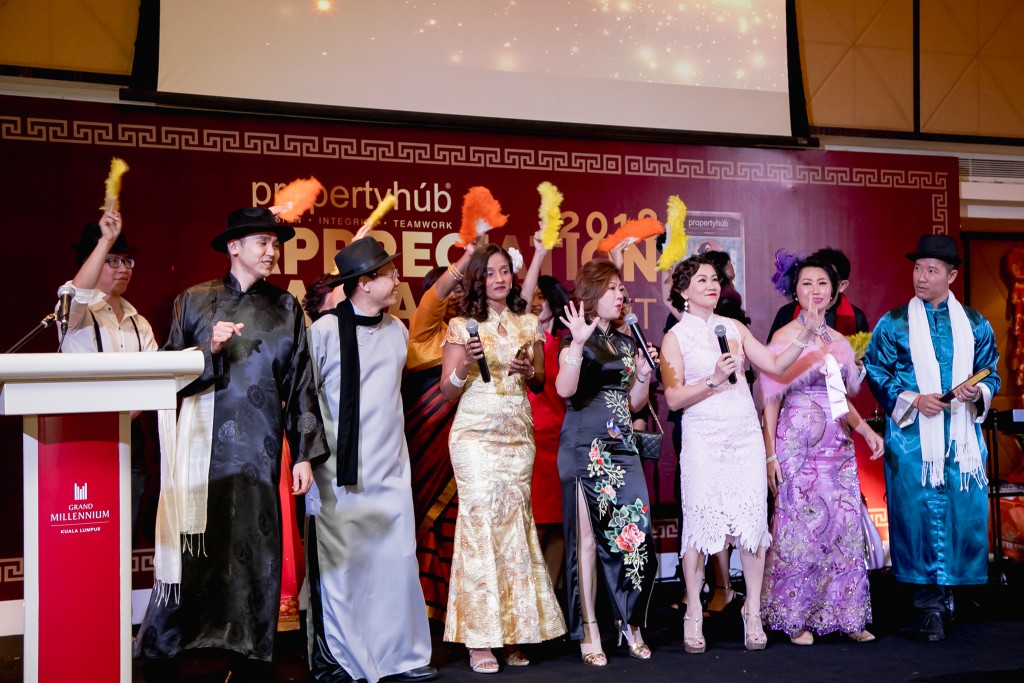 An energetic performance by Property Hub KLCC team