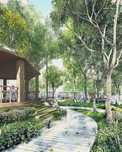 雅益轩拥有辽阔的绿色园林和中央公园，让住客享有高品质的社区生活。