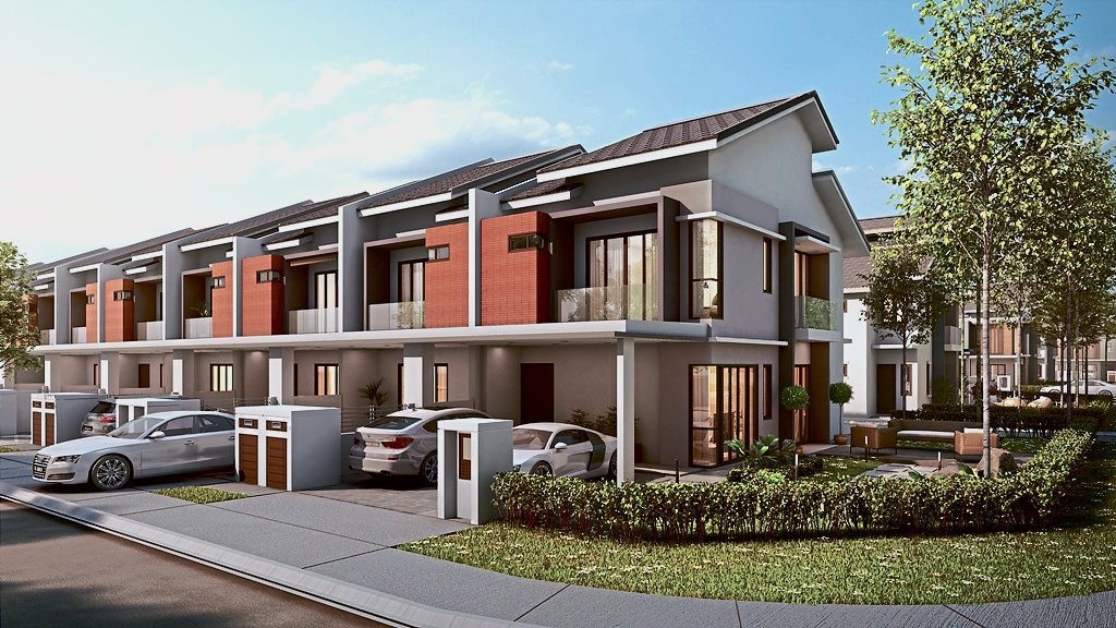 Azalea is a 2-storey terrace home with a built up area of 1,750 sq ft to 1, 874 sq ft. with stylish interior details and a modernistic impression created through the optimal use of natural daylight and ventilation.