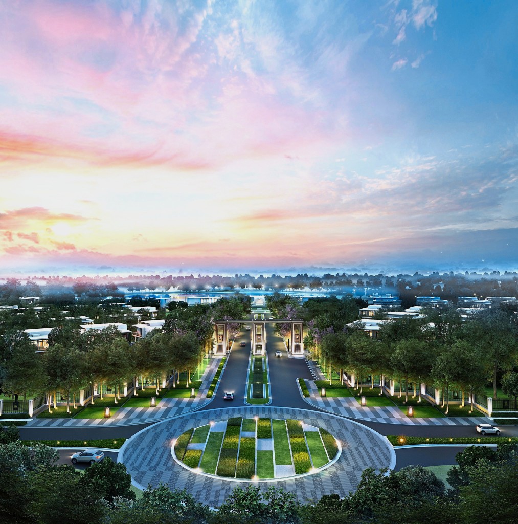 You know home is just a few turns away upon reaching the magnificent roundabout.