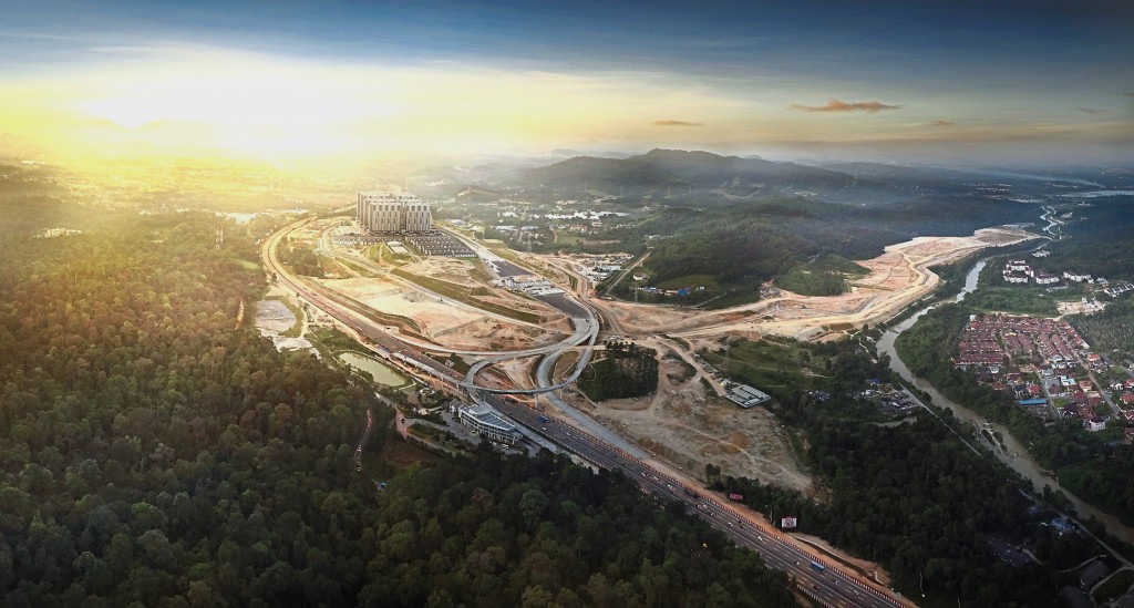 Bird’s eye view of Mah Sing’s Southville City@KL South.