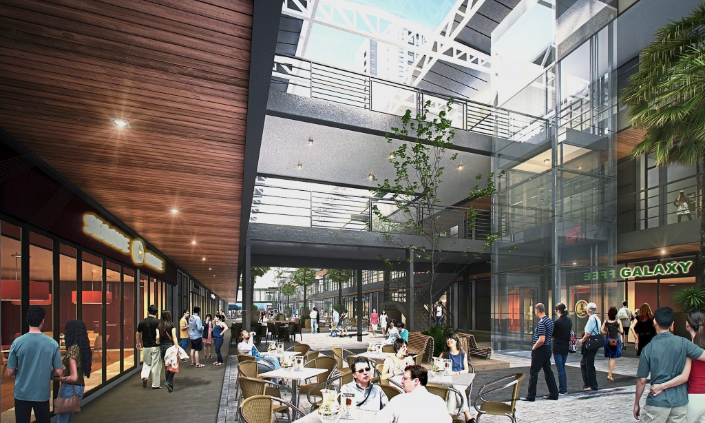 Various F&B options at Boulevard Shops make the place a perfect hangout setting.