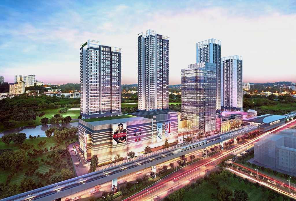 Tropicana Gardens comprises four residential towers, an award-winning shopping mall, signature office spaces and a direct link to Surian MRT Station.