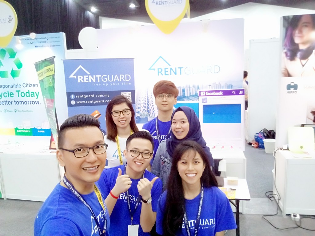 朝气勃勃的RentGuard 团队参加由雪兰莪州政府举办的 2017年雪州精明城市与科技大会。