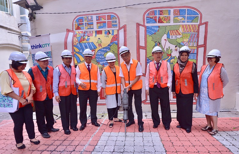 DBKL and Think City to Pilot Laneway Improvement Programme In Kuala Lumpur ground-breaking ceremony.