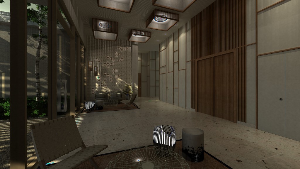 Tastefully designed spaces add elegance to the residence 