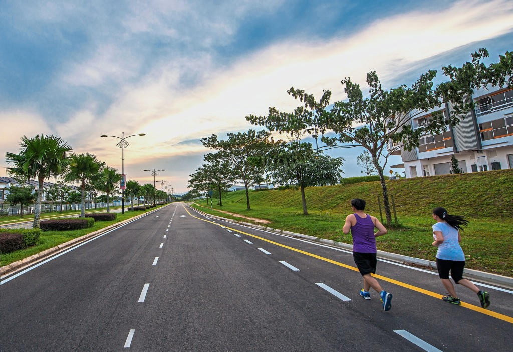 The development emphasises healthy outdoor lifestyle facilities with community focal points