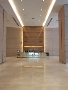 The lobby at Marc Residence