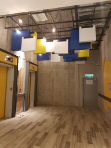 The elevator at EkoCheras Mall