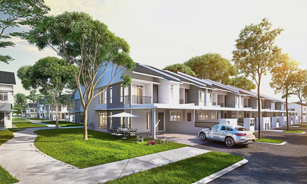 Modern facade of Aspira ParkHomes